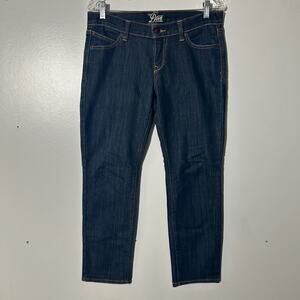 OLD NAVY The Diva Taper Ankle Dark Blue Denim Casual Jeans Women’s Size 6 Short